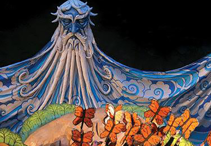 puppets of butterflies and wind