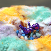 king cake with plastic baby