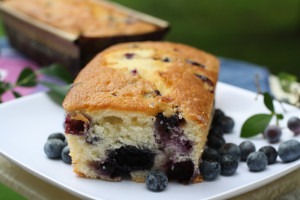 Blueberry lemon quick bread