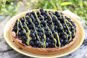 Blueberry lemon tart (large)