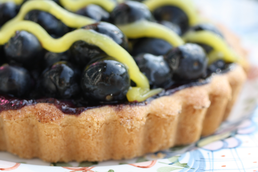 Blueberry lemon tart (small)