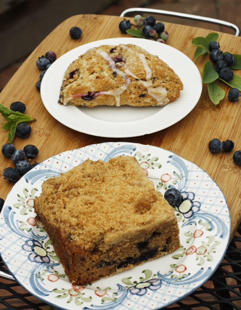 Blueberry breakfast pastries