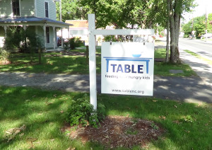 TABLE sign