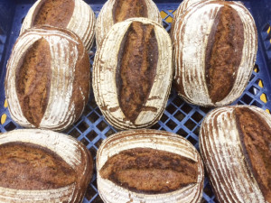 dark rye loaves