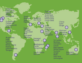 map of supplier locations
