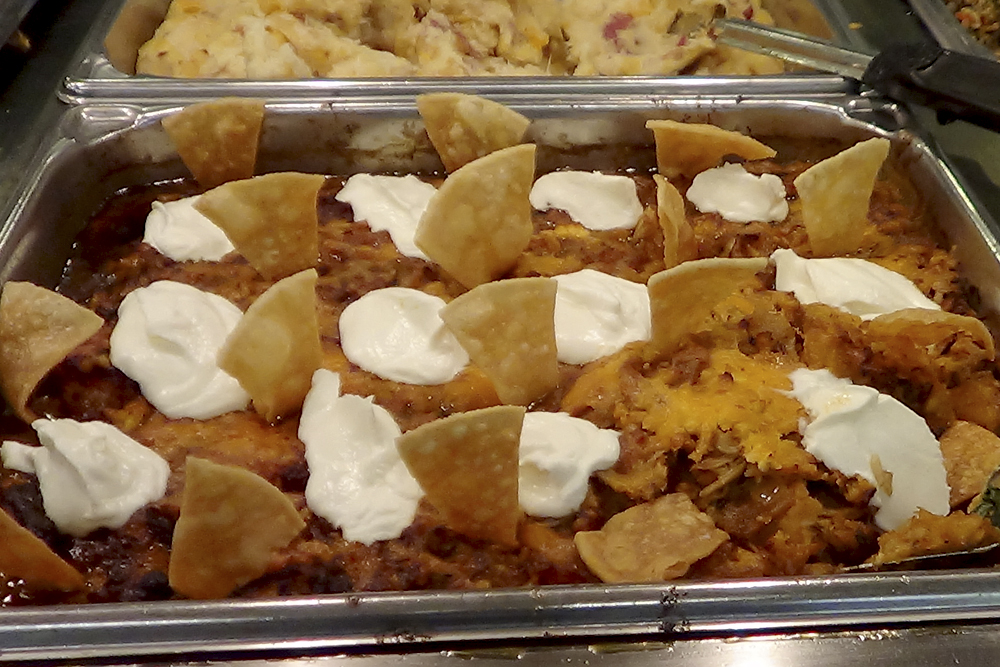 Marcial's chicken chilaquiles