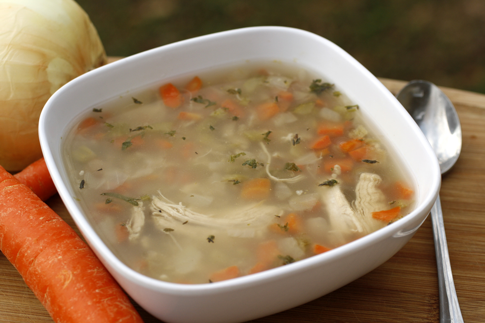 Chicken and rice soup