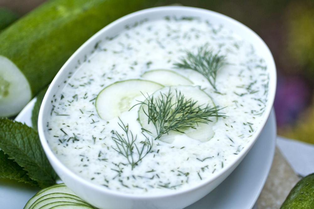 Cucumber dill soup