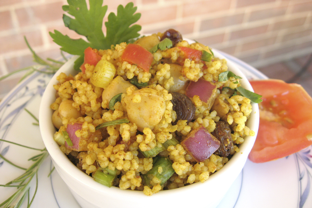 Moroccan couscous salad