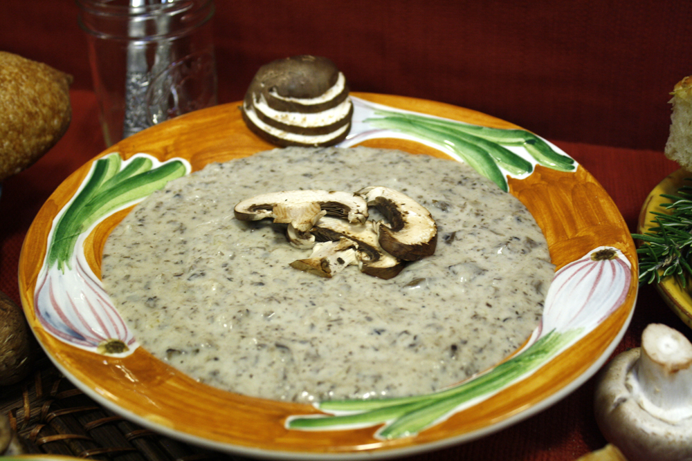 Cream of mushroom soup