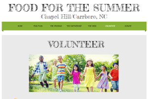 Food for the Summer website