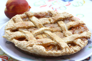 Peach pie.