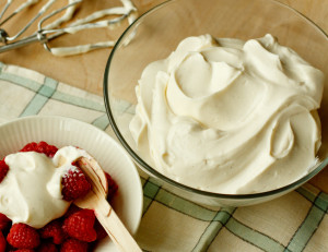 whipped yogurt cream