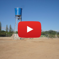 water tower with video icon