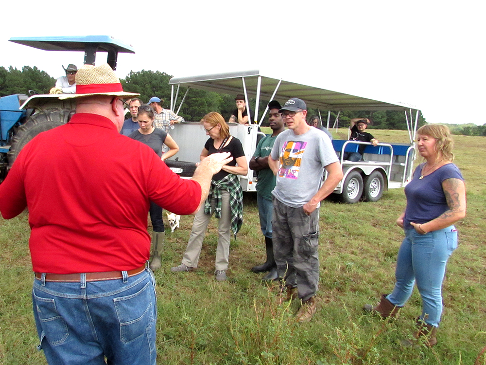 Joe talks to our staff
