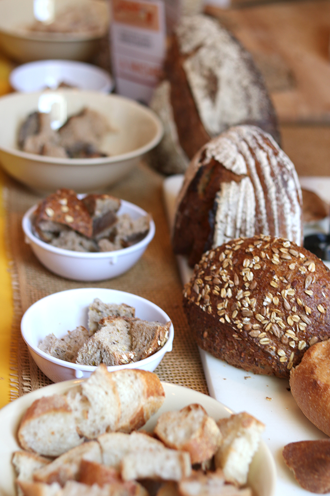 bread samples at Curds & Crafts event