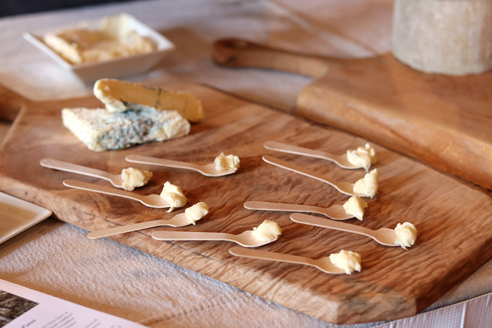 samples at Curds & Crafts event