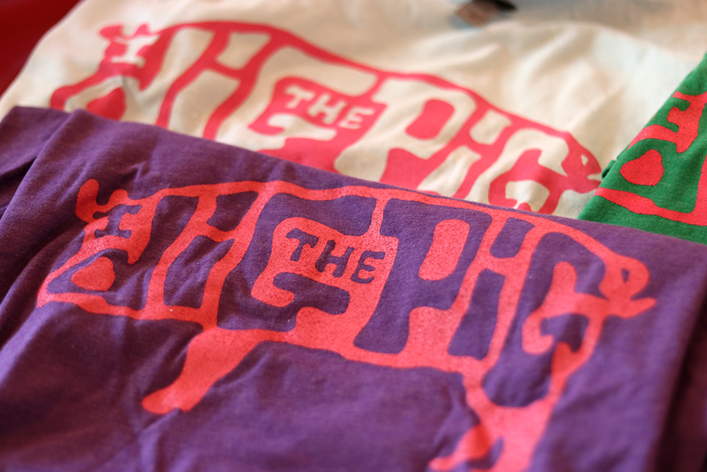 teeshirts at Curds & Crafts event