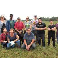 The staff with Bradley Mills