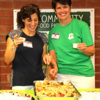 PORCH women with pasta salad