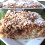 Apple streusel coffeecake