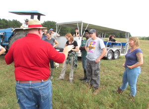 Joe talks to our tour group