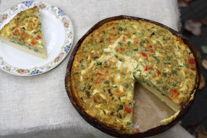 Crustless frittata