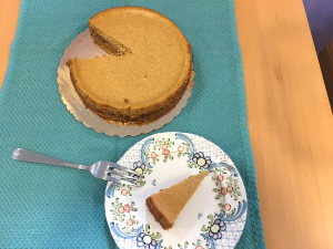 Gluten-free pumpkin cheesecake