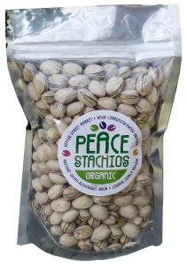 pistachios in special bag