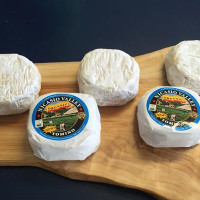 cheese on cutting board