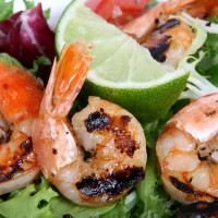 shrimp with lime