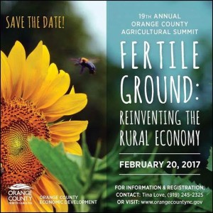 save the date poster for Ag Summit