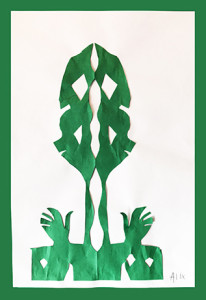 artwork of cut paper