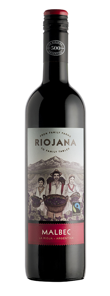 Riojana wine bottle, Malbec