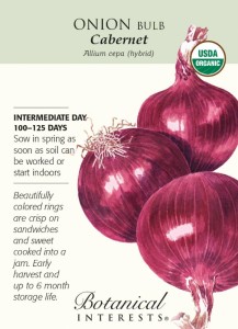 onion seed packet