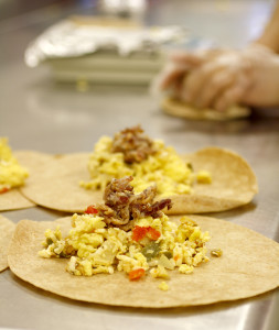 burritos in kitchen