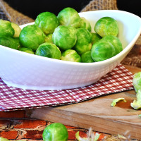 brussels sprouts in dish