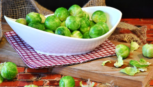 brussels sprouts in dish