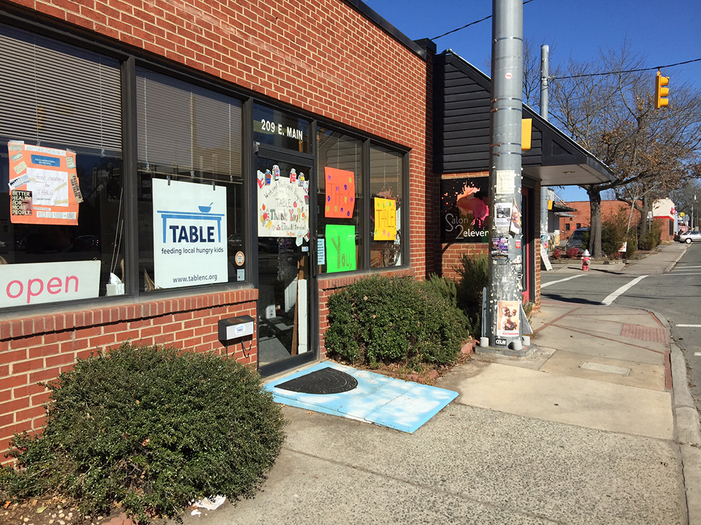 TABLE's new office, outside