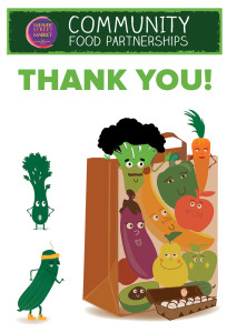 thank you with vegetables