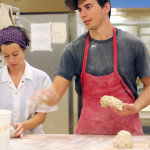 shaping irish soda bread