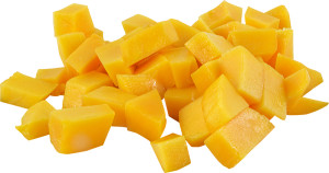 mango cut into chunks