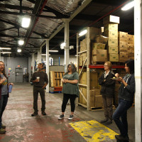 inside the ECO-HUB storage area