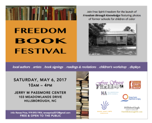 freedom book festival poster