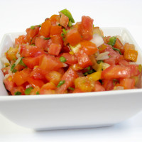 dish of salsa