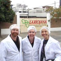 Lance, Kelley, and Nicole ready to tour the winery