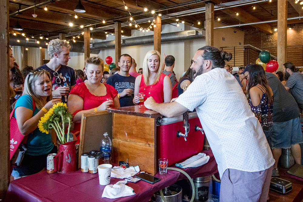 people eating at Curds & Crafts