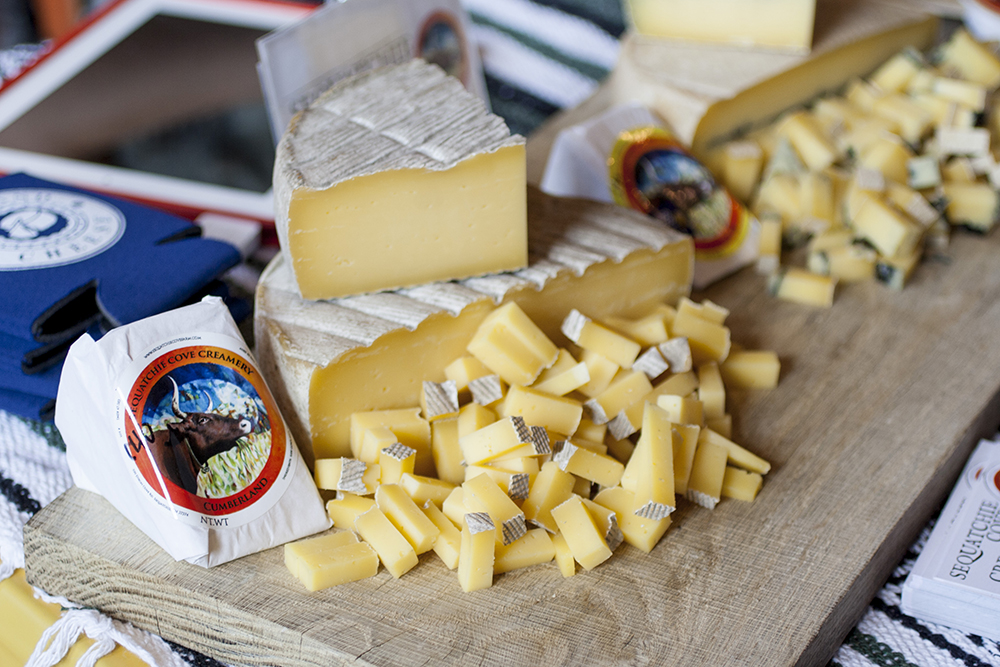 cheese on board at Curds & Crafts