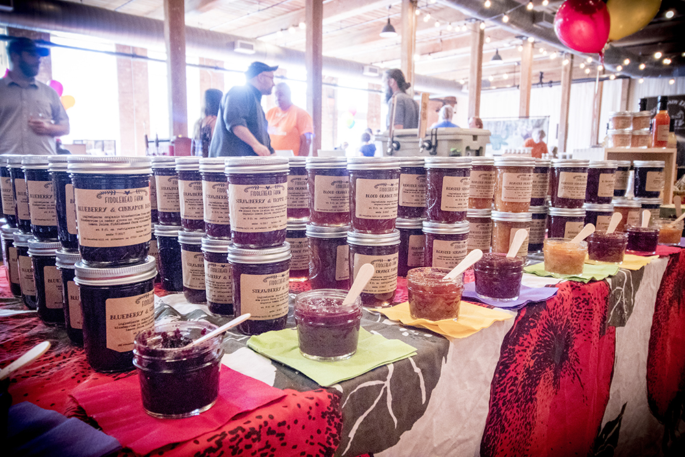 jam samples at Curds & Crafts