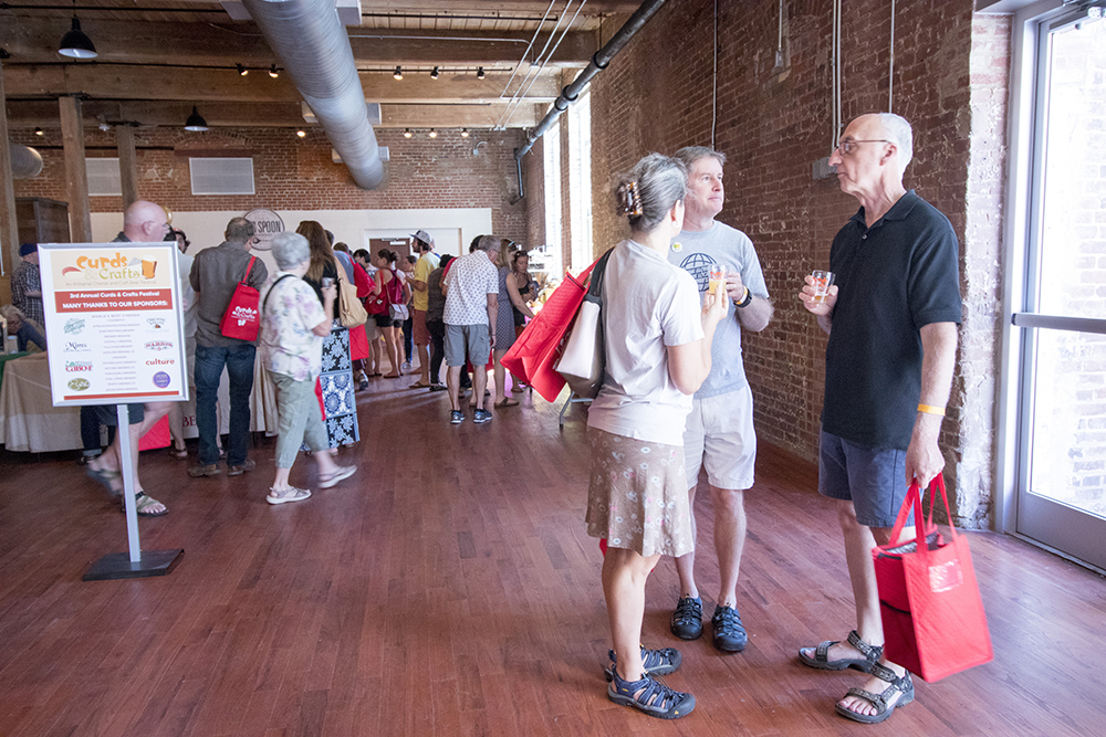 people eating at Curds & Crafts